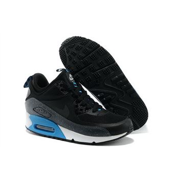 Nike Air Max 90 Sneakerboot Ns Women Black Blue Running Sports Shoes Norway